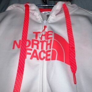 The North Face fitted zip hoodie NEON color!​